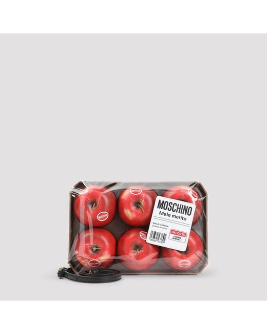 Moschino Red Apple Bag