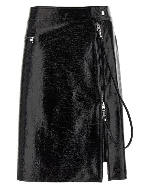 スカート Courreges 'Zipped Vinyl' skirt ZIPPED VINYL SKIRT - courrèges