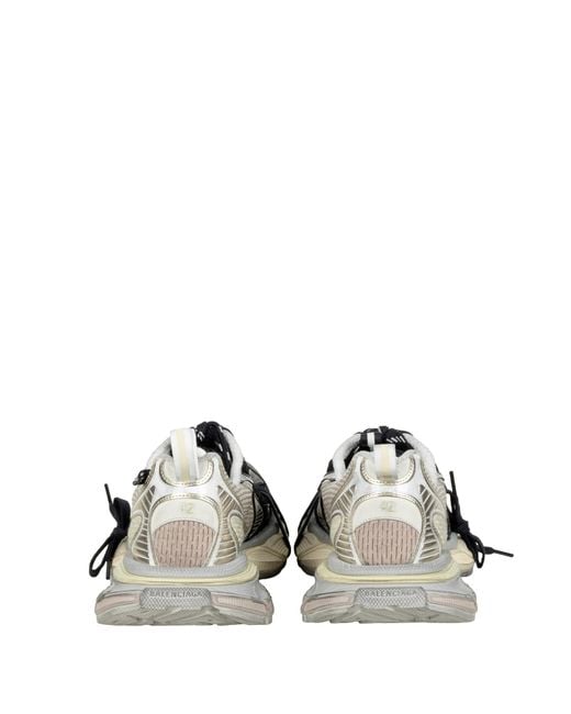 Balenciaga White Sneakers Polyurethane Polyester for men
