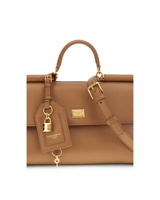 Dolce & Gabbana Brown My Sicily Handbag