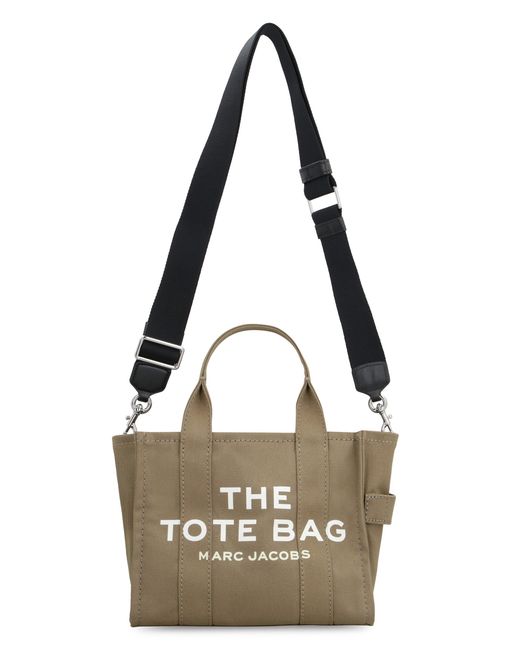 Marc Jacobs Metallic Tote Bag Canvas Cotton
