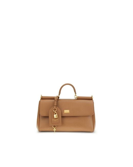 Dolce & Gabbana Brown My Sicily Handbag
