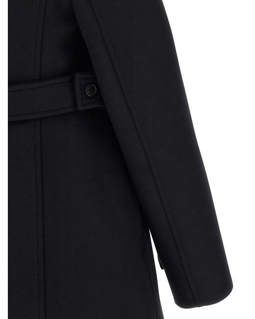 Courreges Black 'Heritage' Coat