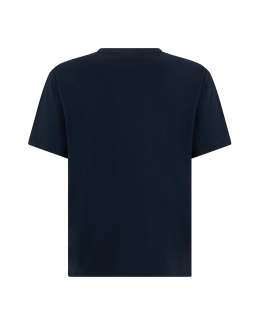 K-Way Blue T-Shirt Dark Cotton T-Shirts for men