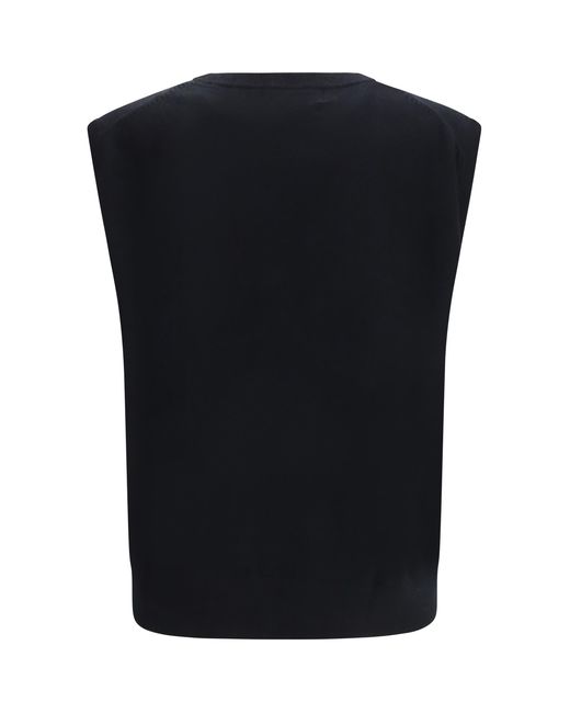 Extreme Cashmere Black N°423 Lord Sleeveless Sweater