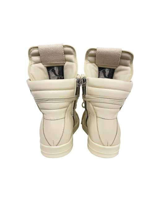 Rick Owens Natural Geobasket Shoes
