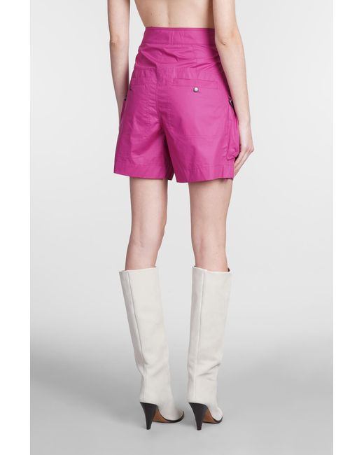 Isabel Marant Pink Ferdini Shorts