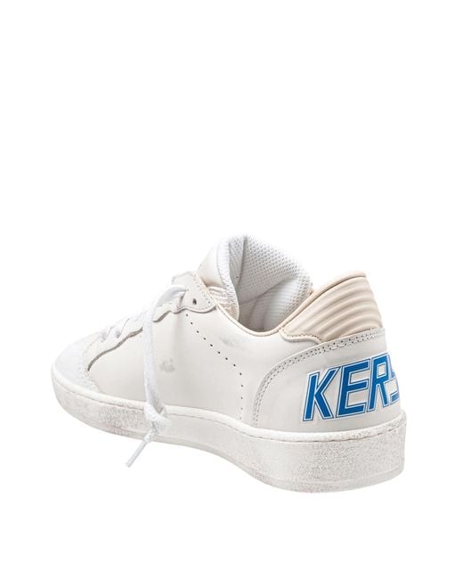 Golden Goose Deluxe Brand Blue Sneakers Ballstar With Hf Heel And Padded for men