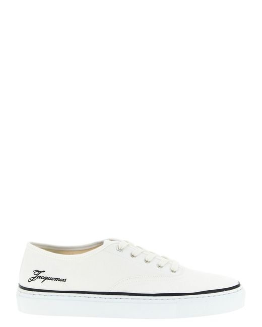 Jacquemus White Féfé Sneakers For