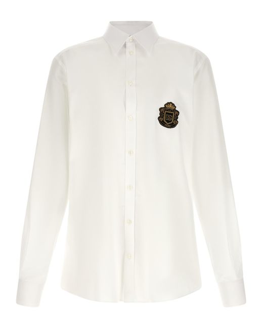 Dolce & Gabbana White Martini Shirt And Blouse for men