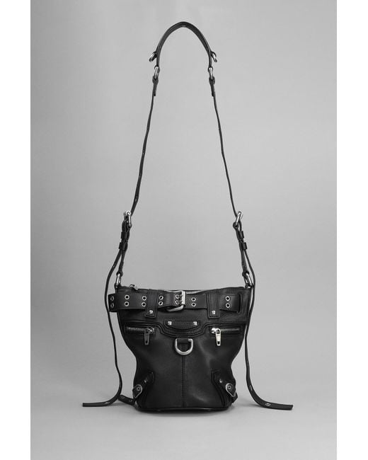 Balenciaga Gray Emo Bucket Shoulder Bag