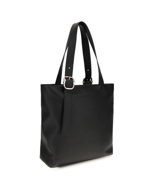 Loewe Black Tote Bag Loop Zip Calfskin Calf Leather Shoulder for men