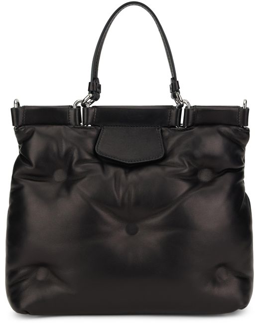 Maison Margiela Black Tote Bag Glam Slam Calfskin