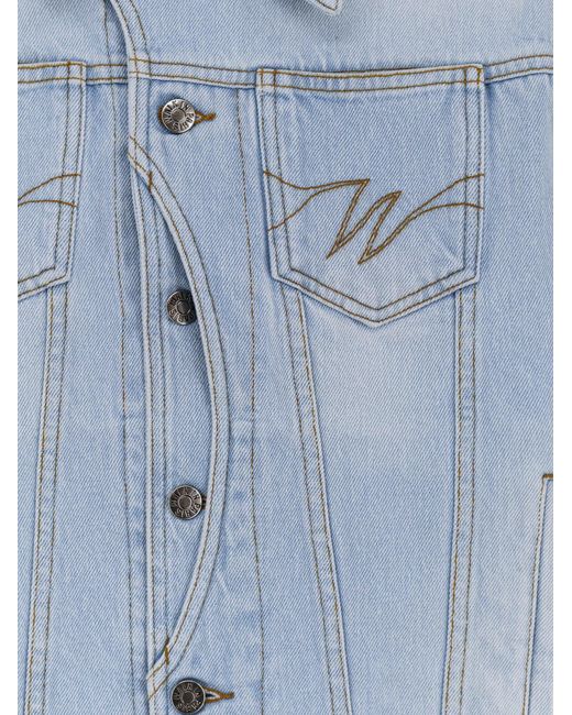 Walk In Paris Blue Postman Denim Jacket for men