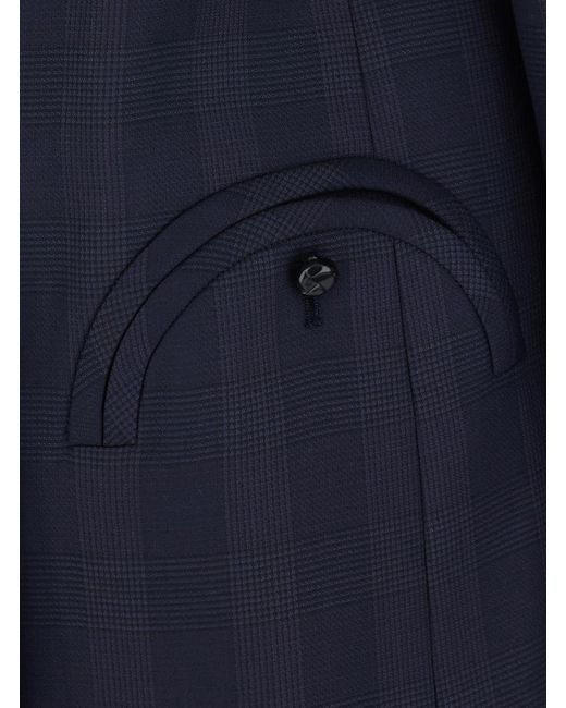 Blazé Milano Blue Jacket Aramis Wool Virgin Blazers