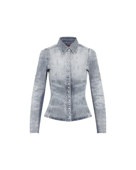 DIESEL Blue De-Masly Shirt