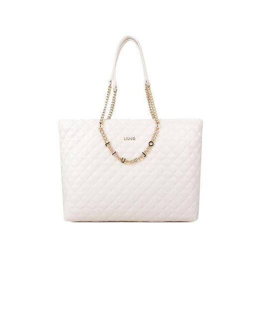 Liu Jo Natural Tote Bag Polyurethane Tote-Bags
