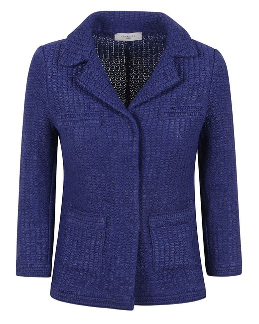 Charlott Blue Giacca Cotton