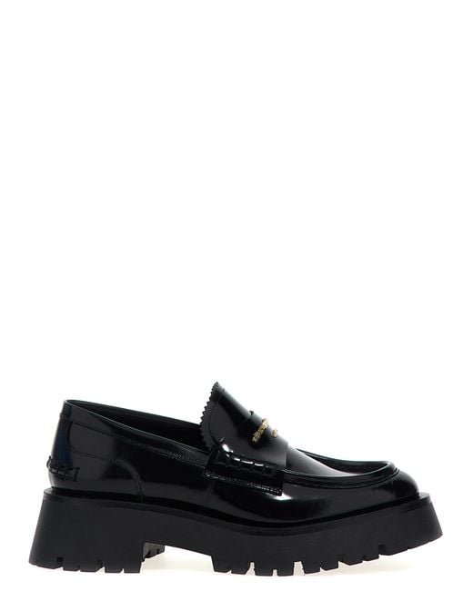 Alexander Wang Black Carter Lug' Loafers