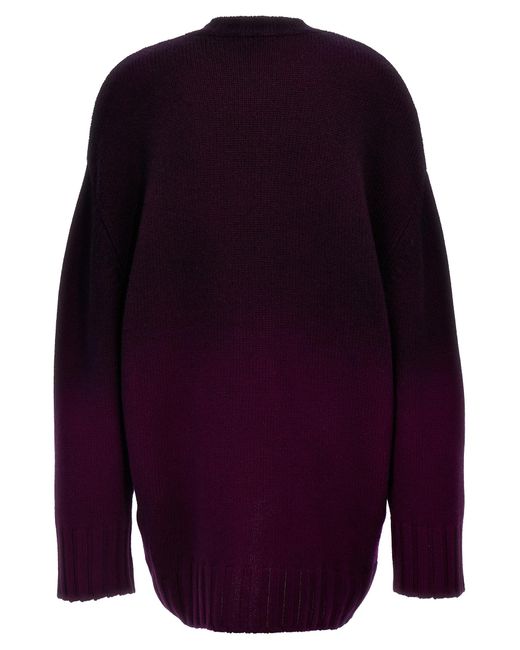 The Attico Blue Oversized Knit Dress