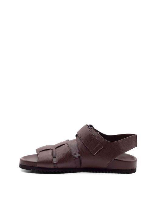 Vic Matié Brown Leather Sandal for men