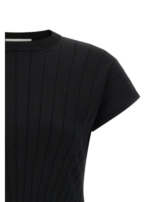 Sportmax Black Viscose Short Dress