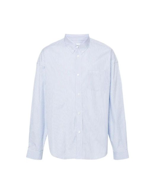Givenchy White Smock Long Sleeve Shirt_Light Clothing