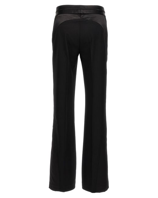 Helmut Lang Wool Bootcut Pants in Black