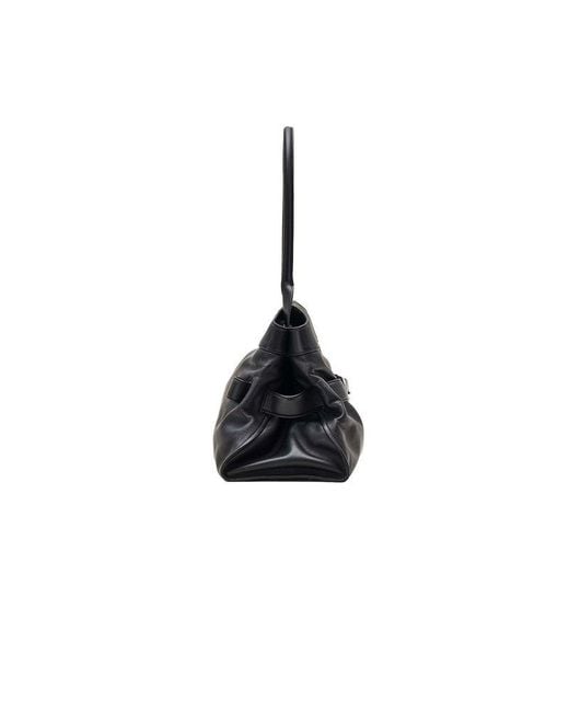 Marc Jacobs Black Satchel Bag Smooth Leather Satchel-Bags