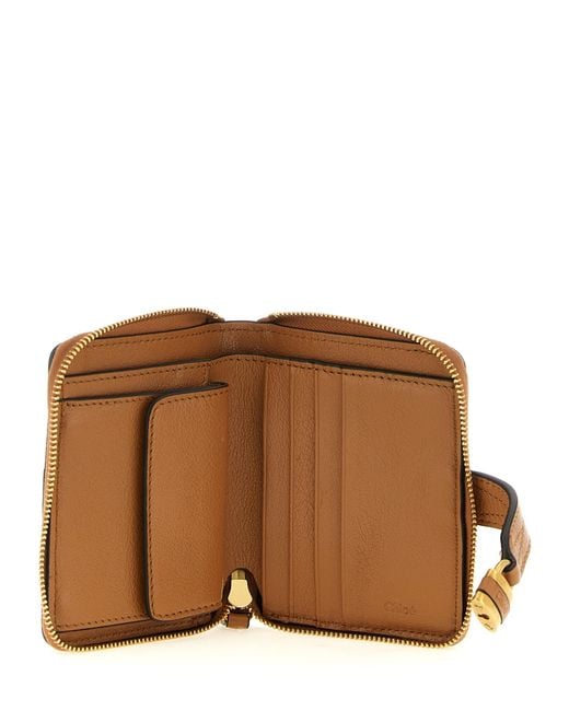 Chloé Brown Buffalo Leather Cardholder Accessory