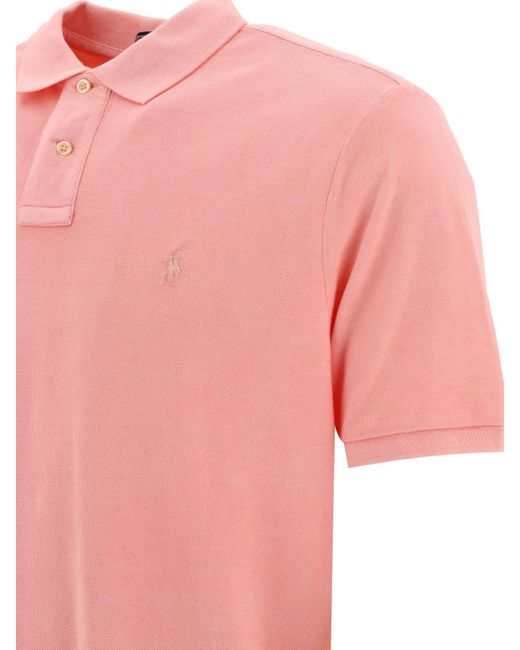 Polo Ralph Lauren Pink "Pony" Polo Shirt for men