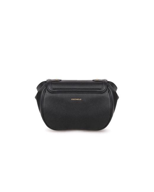 Coccinelle Black Crossbody Bag Cow Leather Crossbody-Bags