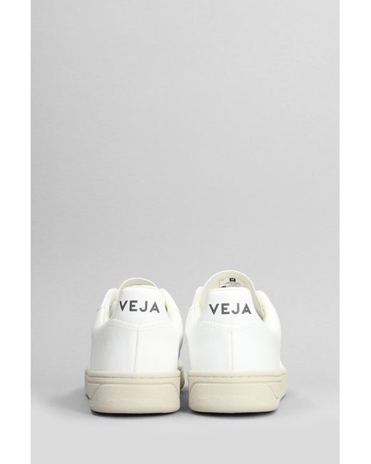 Veja White V-10 Sneakers