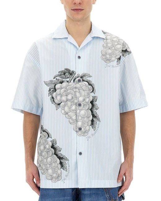 J.W. Anderson White Boxy Fit Shirt for men