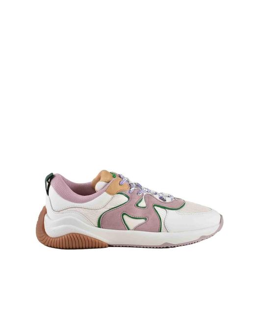 Hogan Bianco/rosa Antico Sneakers in White | Lyst
