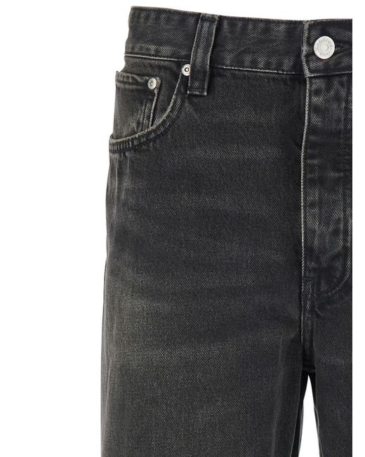 Won Hundred Gray Jeans With Belt Loops for men