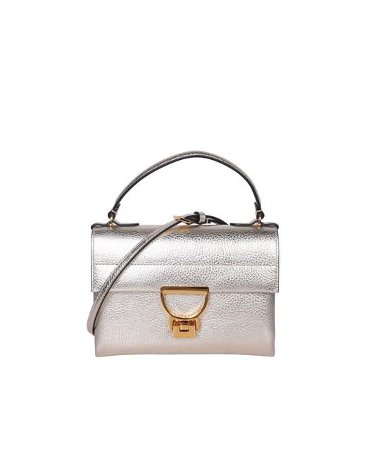 Coccinelle White Binxie Mini Top Handle Bag