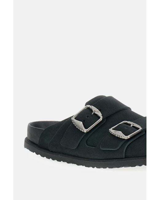 Birkenstock Black 1774 Becomes Berlin 222 West Suede Exq for men