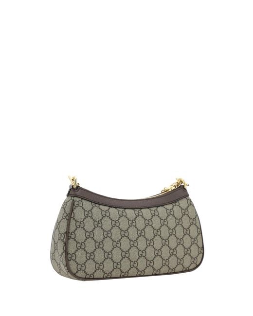 Gucci Gray Ophidia Shoulder Bag