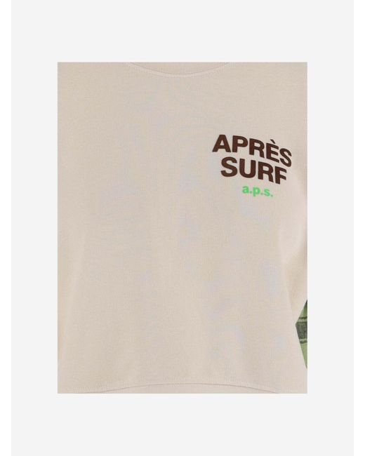 APRÈS SURF Natural Cotton Sweatshirt With Logo