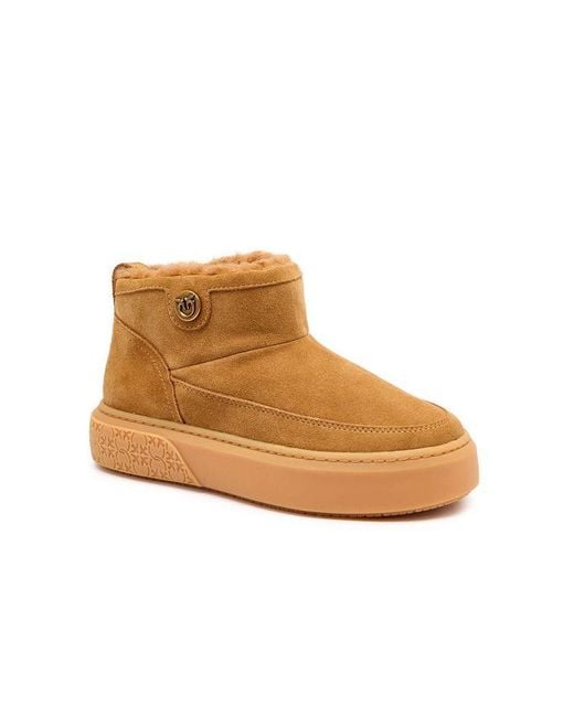 Pinko Brown Boots Footwear