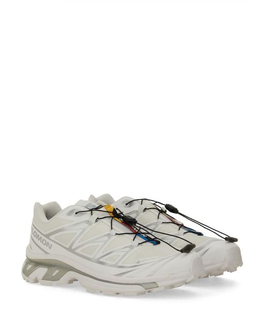 Salomon White Sneaker Xt-6 Gore-Tex