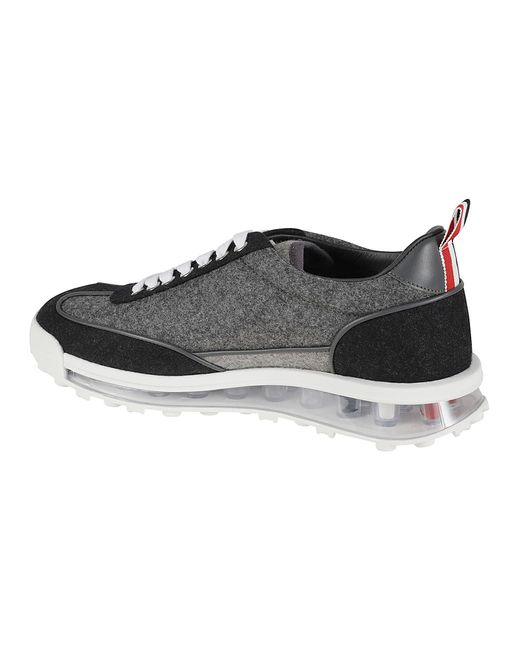 Thom Browne Black Mntech Runner Sneakers for men