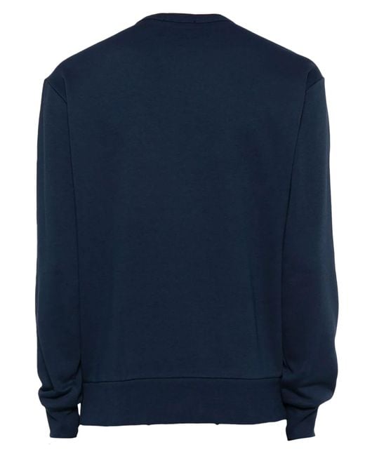 Ralph Lauren Blue Cotton Blend Sweatshirt for men