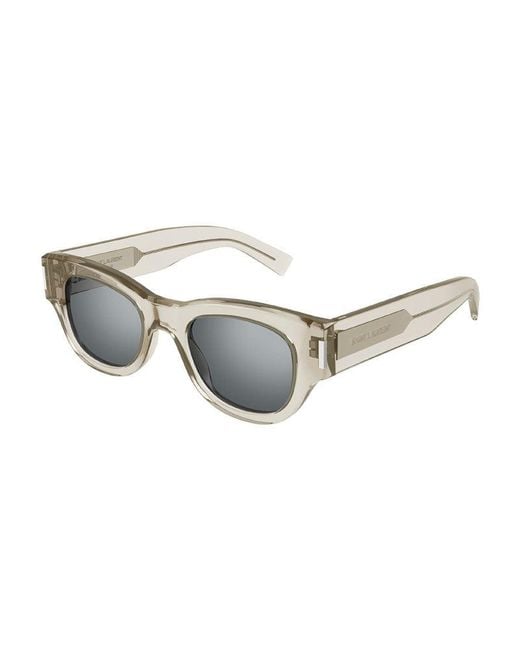 Saint Laurent Gray Frame And Lens Sunglasses