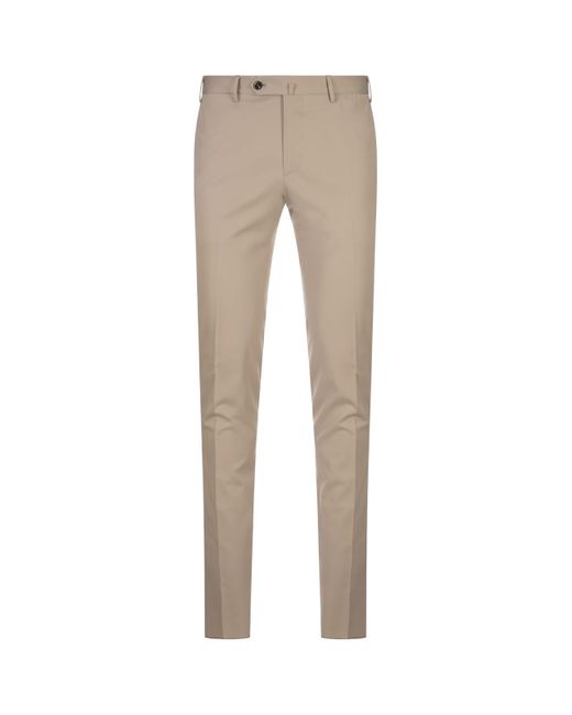 PT01 Natural Silkochino Trousers for men