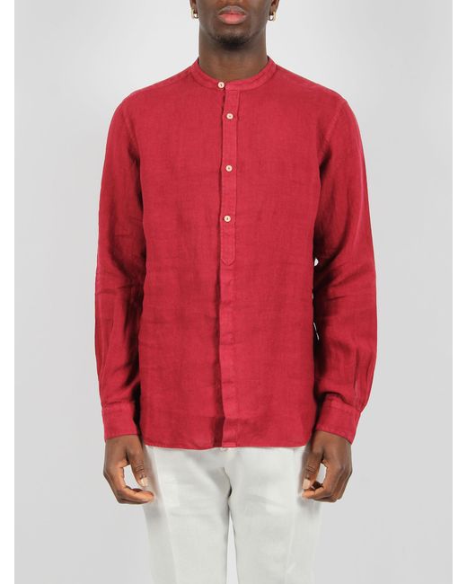 Mc2 Saint Barth Red Naxos Shirt for men