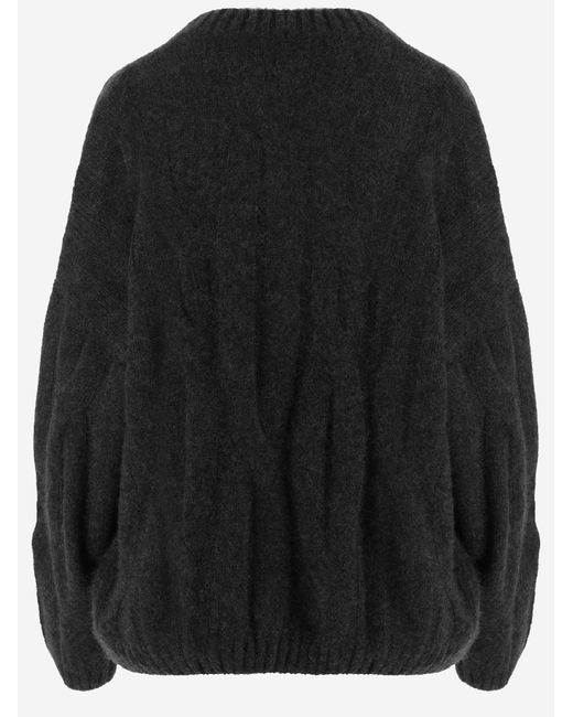 Allude Black Sweater Cashmere And Silk