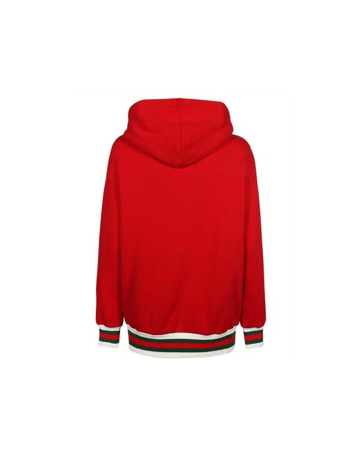 Gucci Red Cotton Sweatshirt