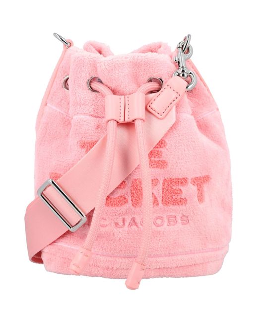 Marc Jacobs Synthetic The Terry Bucket Bag in Light Pink (Pink) - Save ...